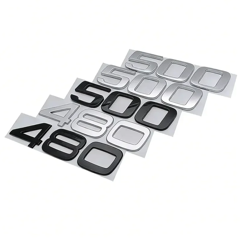480 500 emblem badge car stickers for Volvo truck national five big digital mark refit door label rear trunk car accessories