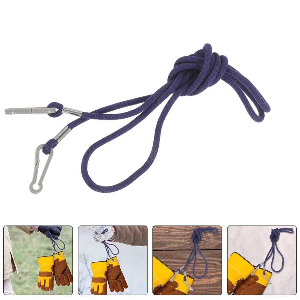 

3Pcs Portable Glove Leash for Anti-Lost Mitten Clips Winter Neck Strap Hanging Rope for Gloves Storage Gloves Rope