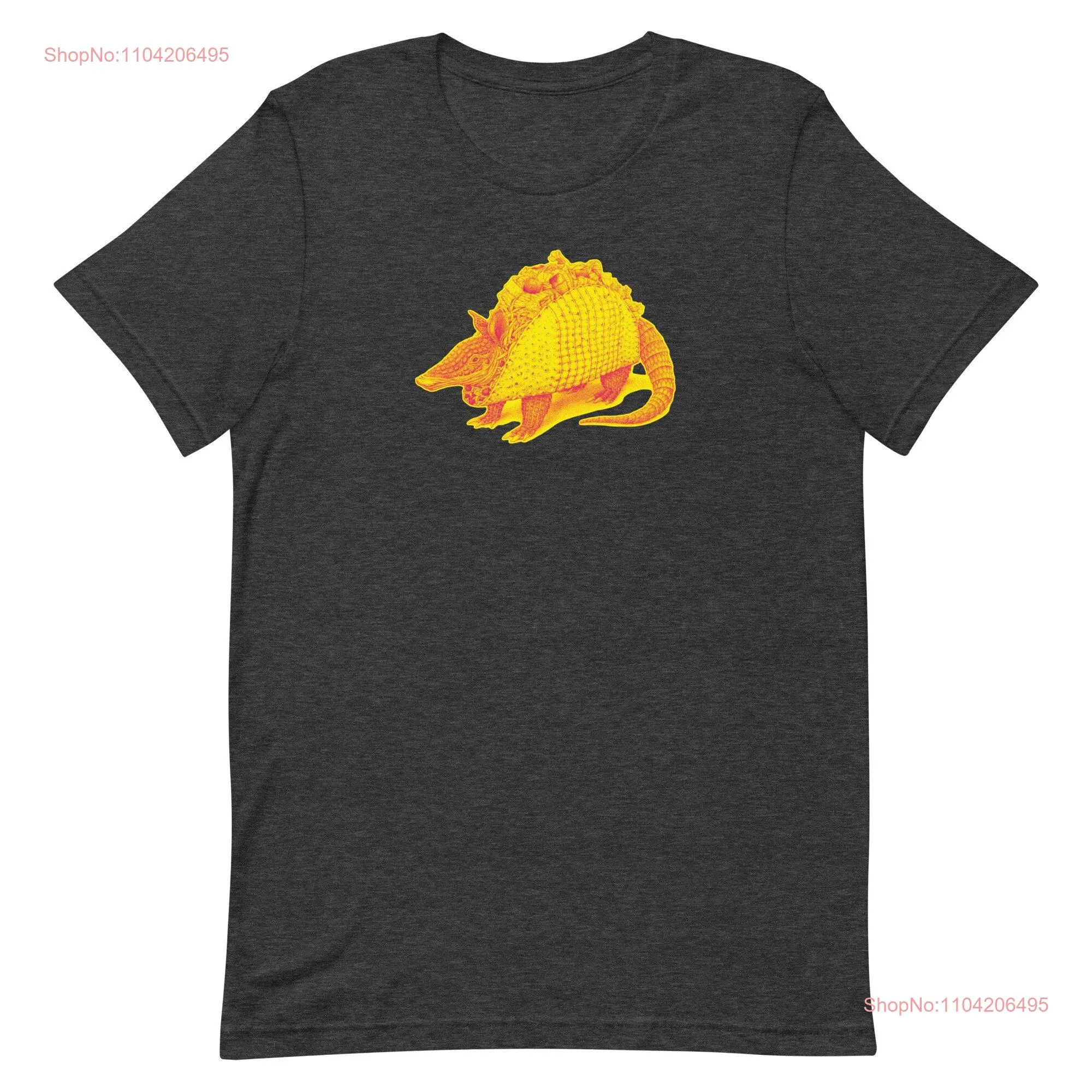 Tacodillo armadillo taco t shirt yellow long or short sleeves