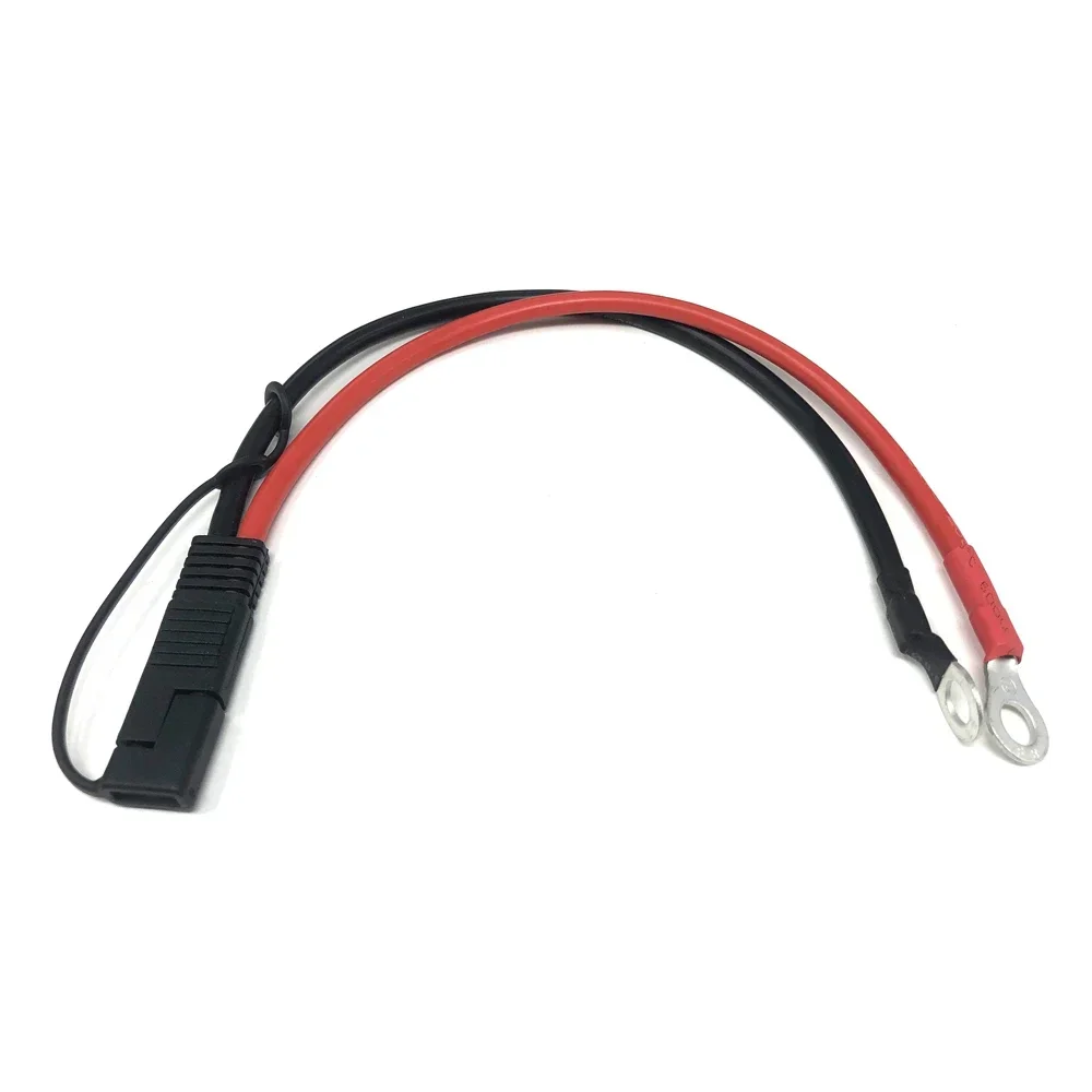 10AWG 30CM SAE To O Ring Terminal Harness 2 Pin Quick Disconnect Plug SAE Connection Motorcycle, Car, Tractor -60 - 200 Celsius