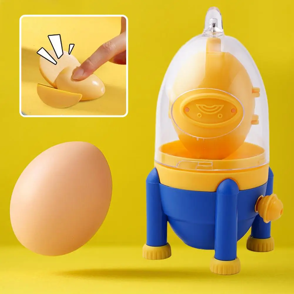 Egg Yolk Mixer Portable Egg Scrambler Shaker Manual Gadgets Manual Golden Egg Puller Maker Kitchen Egg Mixer Egg T7G8