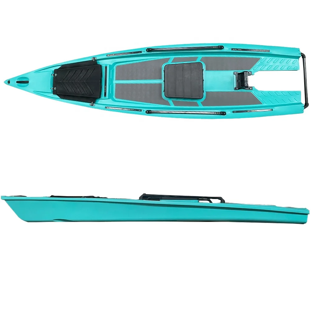 

Hot Sale 4m 14ft High Quality River Sea Solo Skiff Boat Fishing Kayak With Motor Skiff Boats for Sale