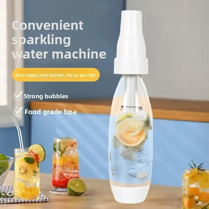 Home Soda Maker: Sparkling Water Machine for Homemade Carbonated Drinks, Ideal for Making Cola & Other Cold Homemade Soda 8g CO2