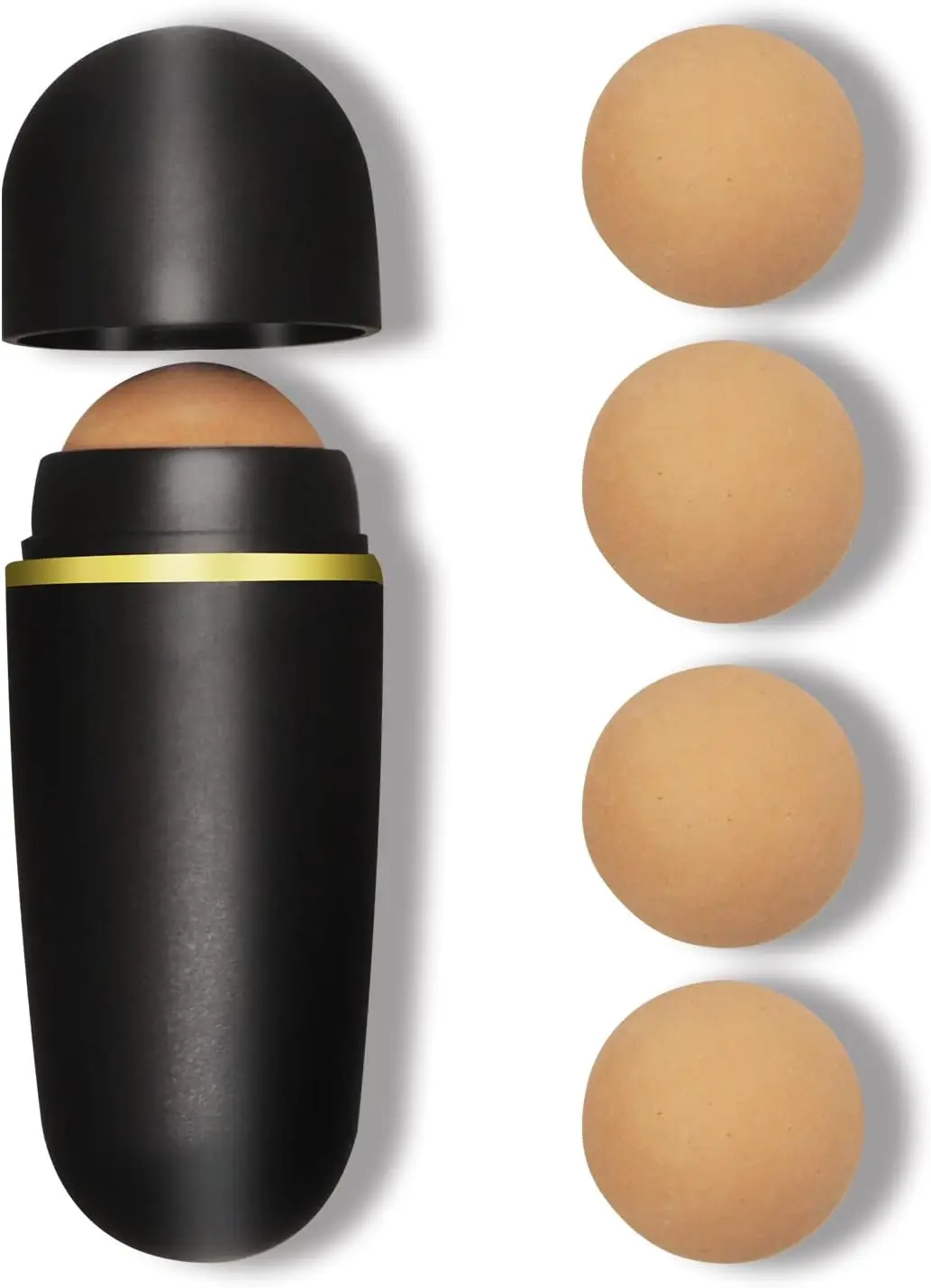 Oil Absorbing Volcanic Face Roller, Portable Reusable Oil Control On the Go, Instant Results Remove Excess Shine for Oily Skin