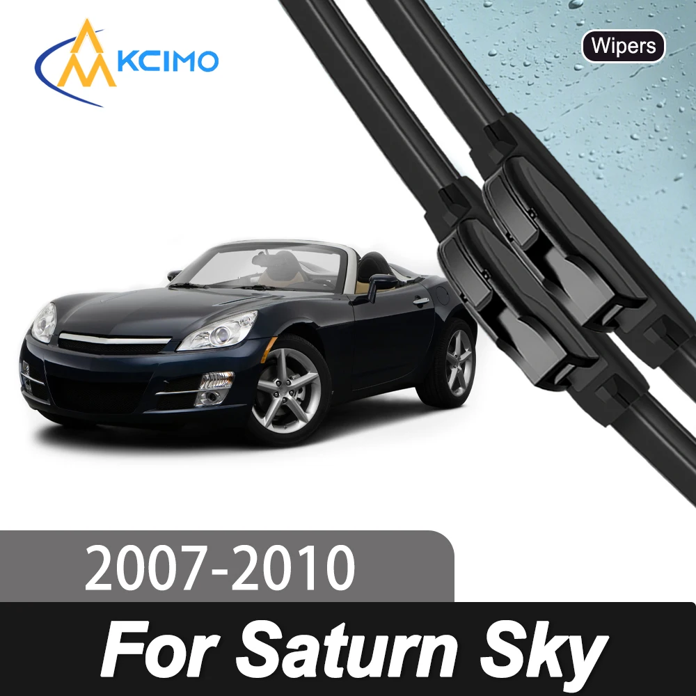 2 uds. Escobillas limpiaparabrisas delanteras para Saturn Sky 2007-2010, accesorios para ventana de coche