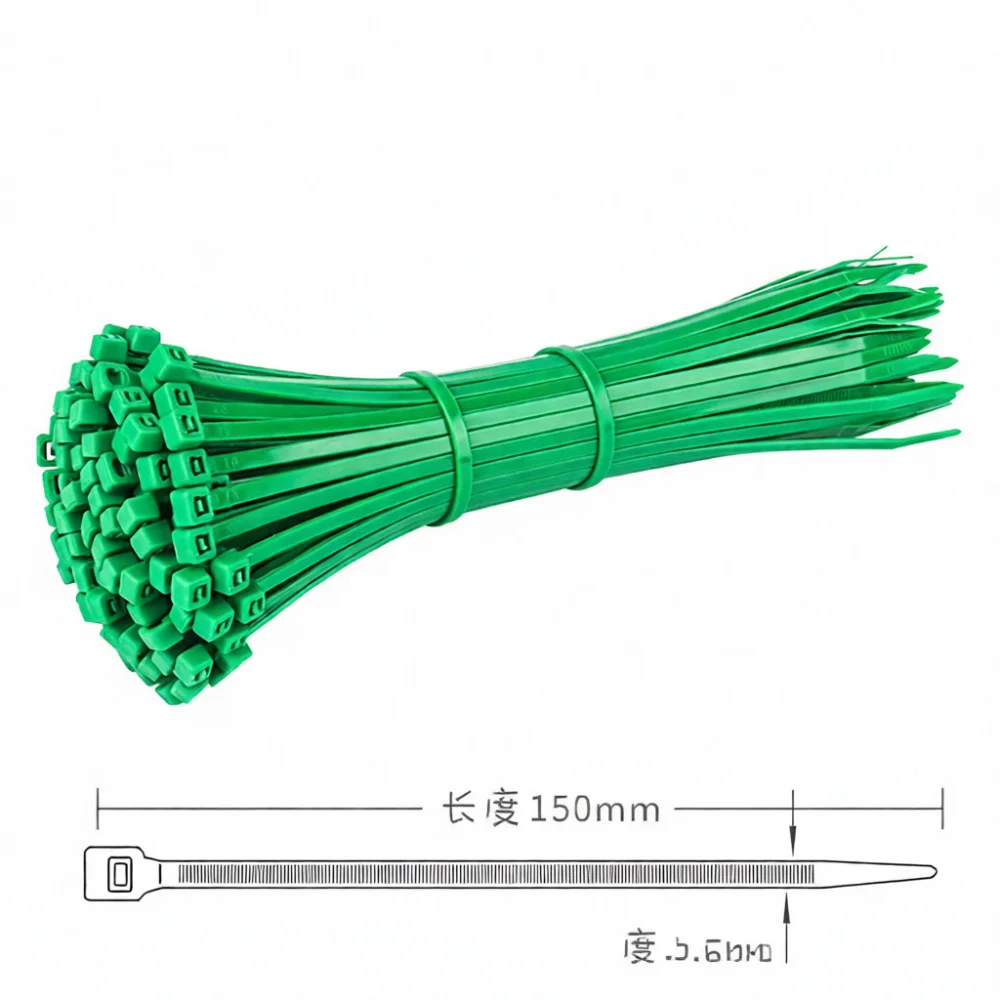 Green Plant Ties Nylon Cable Support Clips Fixed Straps For Growing Climbing Vegetables Fruit Trees Garden Greenhouse Care