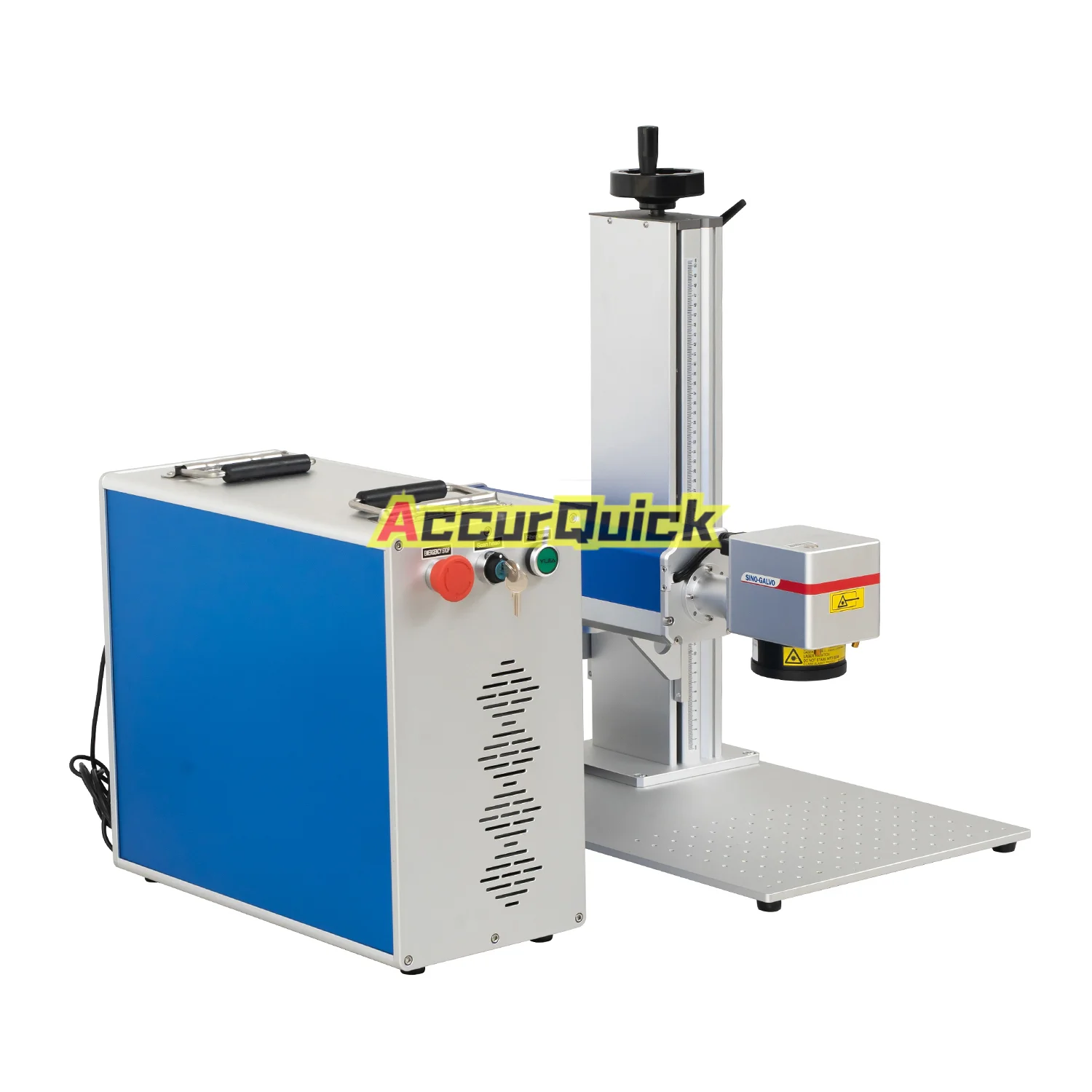 China Factory Laser Marking Machine Steel Alumina Titanium Iron Copper 50W Fiber Laser Marker