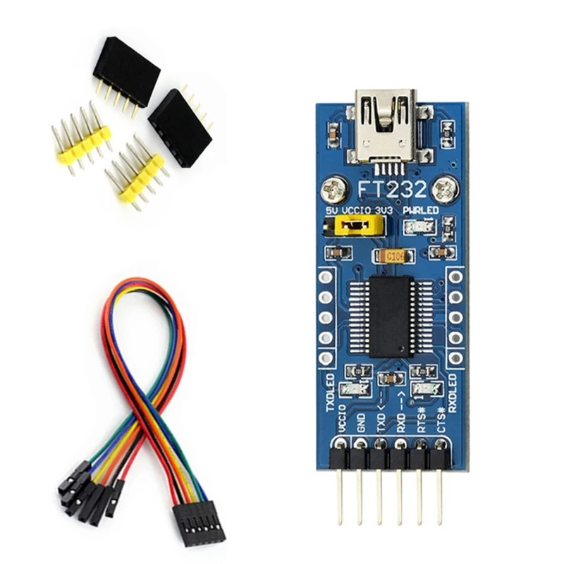 Multifunktionaler FT232 USB-zu-UART-Seriell-Port-Modul-Adapter für serielle Erweiterung und Datenerfassung