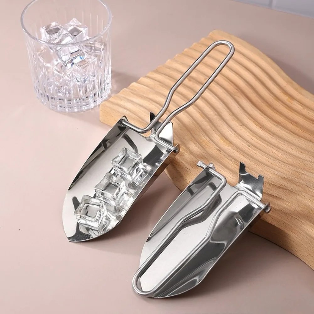 Folding  Outdoor Multi-function Stainless Steel  Camping Fishing  Flower Raising  Ice Shovel
