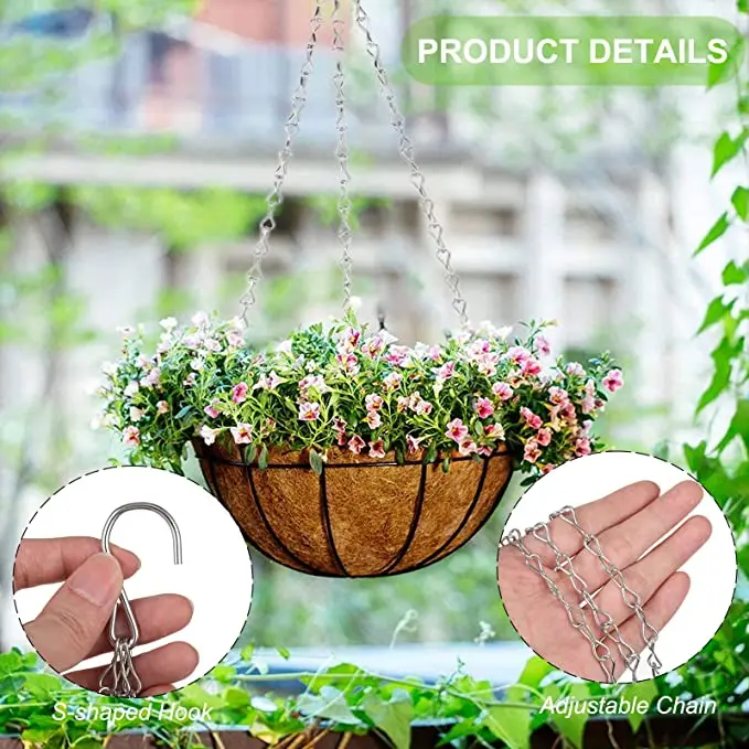 ห่วงโซ่สำหรับแขวนโครงสร้างเหล็กอุปกรณ์สวนที่สะดวกต่อการติดตั้ง