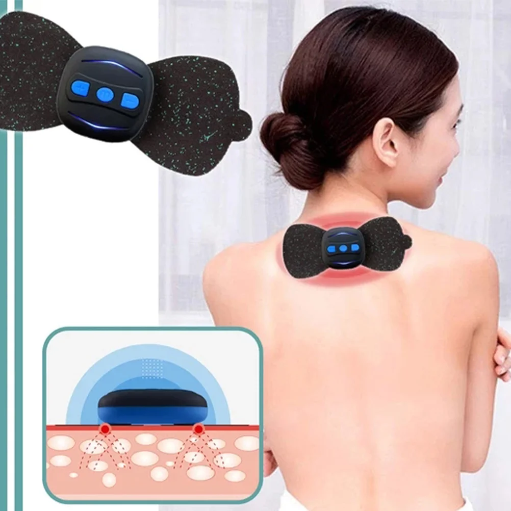 USB المحمولة الكهربائية الرقبة الكتف مدلك نبض صغير آلة الاسترخاء تحسين الدورة الدموية تخفيف التعب العضلات السفر