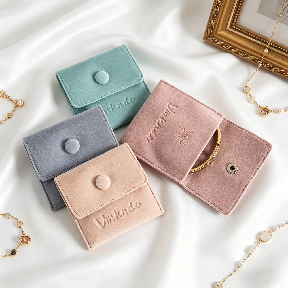 custom-logo-velvet-jewelry-bag-50pcs-dust-protect-snap-button-packaging-bag-rings-portable-wrapping-pouches-gift-bag-buddha-bead