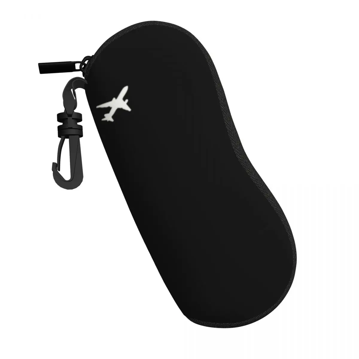 Custom Awesome Little Airplane Shell Glasses Case Travel Flight Pilot Aviation Aviator Eyeglasses Case Sunglasses Protector Box