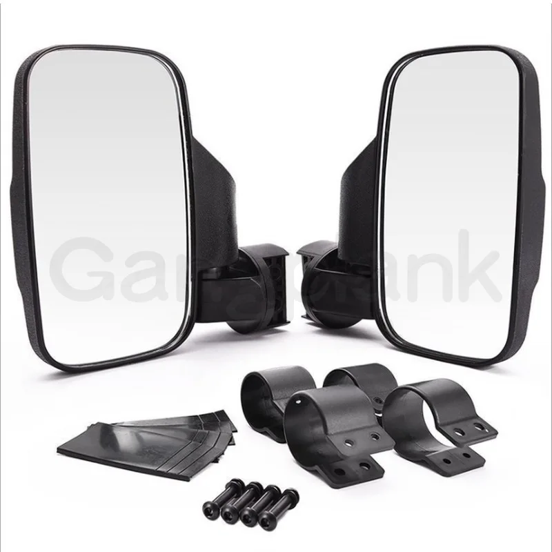 Reflector de espejo lateral UTV ATV, espejo retrovisor modificado para vehículo todoterreno, un par para Yamaha Rhino Gatorade Honda Pioneer Kawasaki