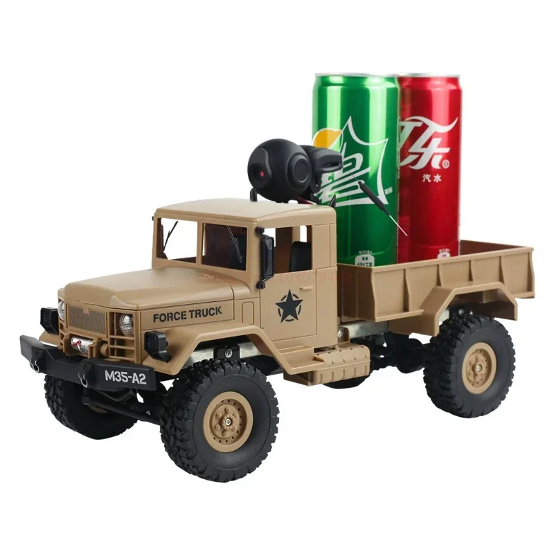 Fy001 Four-wheel Drive Remote Control Military Truck Load Climbing Suv With Wifi Camera Simulation Rc Military Truck Toy