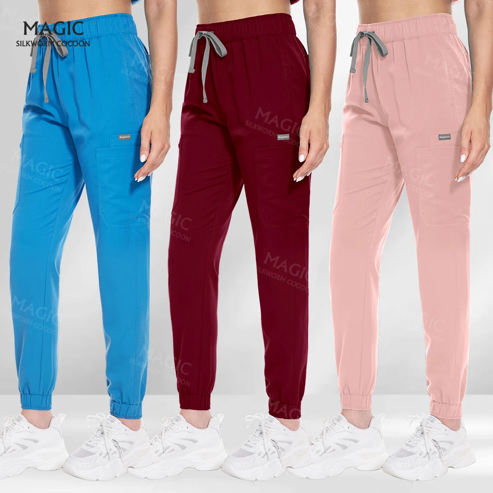 Disfraz de médico para mujer, pantalones quirúrgicos para mascotas, accesorios de enfermera Unisex, transpirables, precios al por mayor, pantalones de enfermería, ropa de trabajo