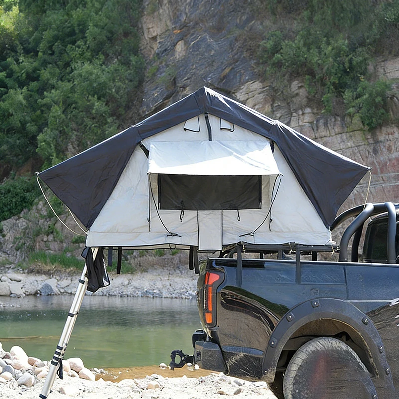 Hot Selling Single Layer Car Rooftop Tent One Bedroom Living Room Four-Season Summer Use Quick Automatic Opening Po High Quality