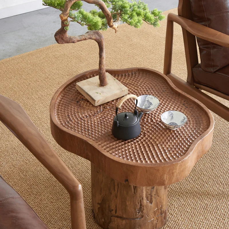 Hank Chair Ash Wood Sofa Chair Medieval Wabi Wind One Table Two Chairs Single Sofa Solid Wood Round Table