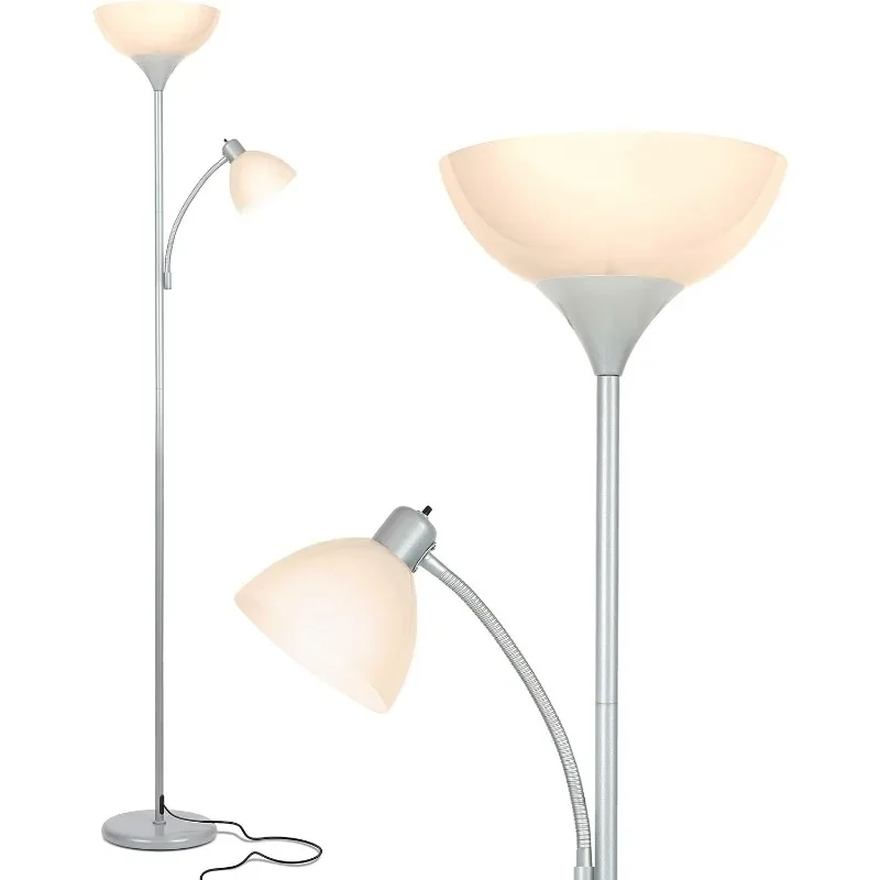 Dome Plus LED Floor lamp, Torchiere Super Bright Floor Lamp with Reading Lamp for Living Rooms & Offices image 5