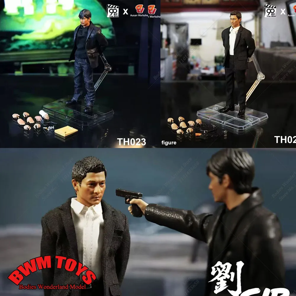 In Stock TH023 TH024 1/12 Collectible 90's x Ausan Infernal Affairs Liu Sir Andy Lau Tony Leung Chiu Wai 6in Male Action Figure