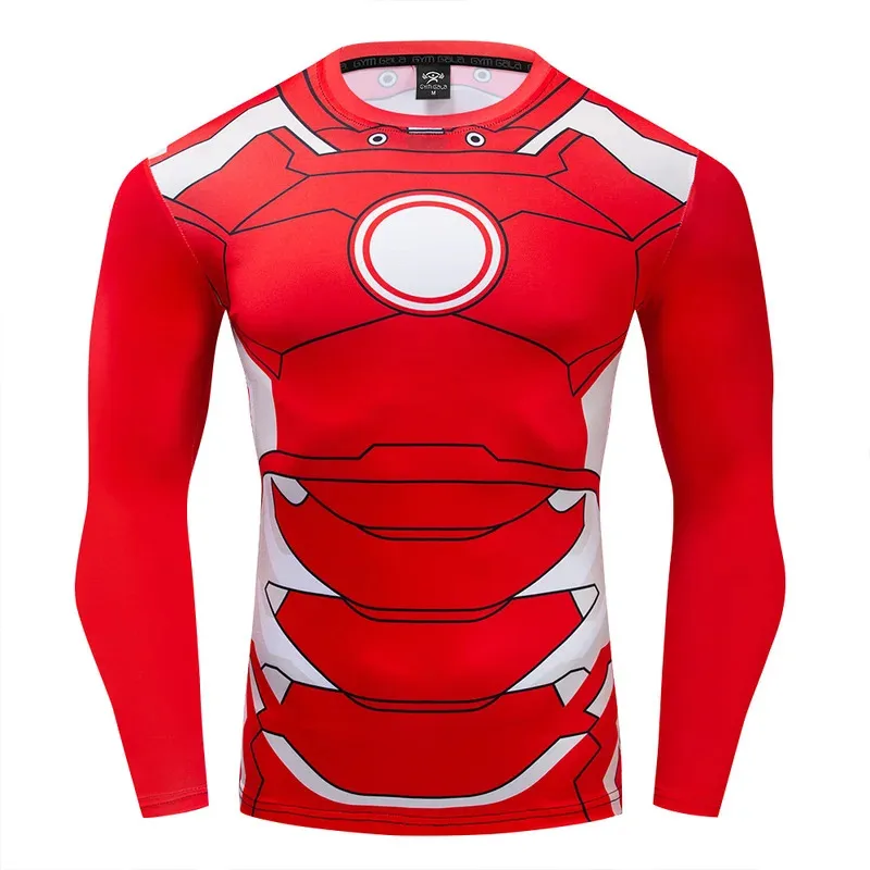 Miniso 3D الرقمية المطبوعة قمم الملابس الدراجات الرياضة اللياقة البدنية الركض سرعة الملابس الجافة طويلة الأكمام الفتيان والفتيات تي شيرت