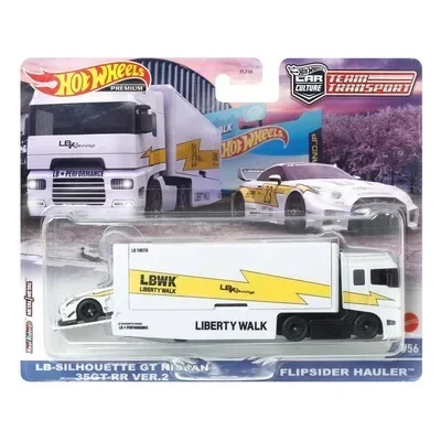 Genuine Hot Wheels Premium Car Culture Team Transport 1:64 Boys Toys Diecast Mercedes Benz Fleet Street Porsche Euro Hauler Gift