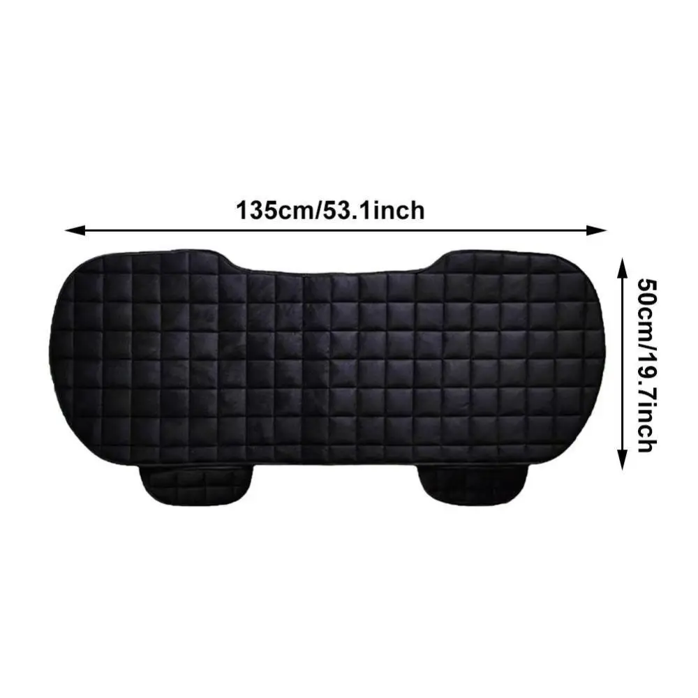 Non Slide Car Seat Cover Comfortable Velvet Keep Warm Rear Seat Cover Auto Protector Mat Pad Auto