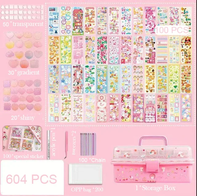 A Full Set of Goo Card Stickers and Ancient Card Set Toy Children's Hand Account Kawaii Plate Cheap Aunt Card Set Gift for Girls