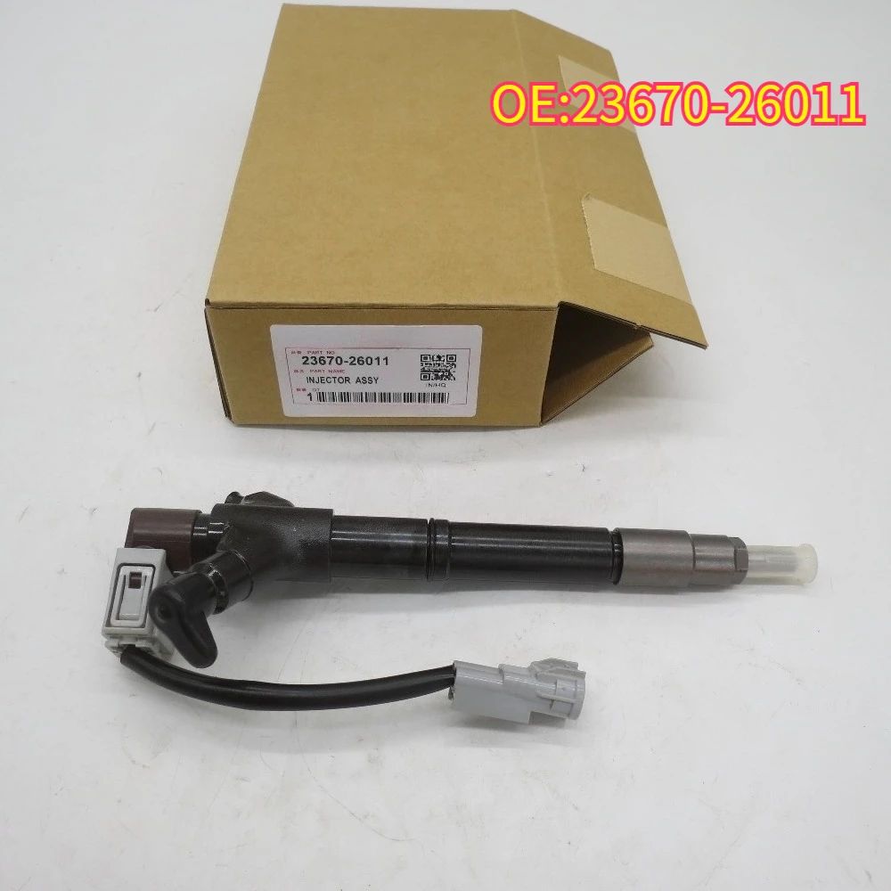 

High quality New For 23670-26011 Snelle levering Common Rail dieselinjector voor RAV4 COROLLA AVENSIS AURIS 1KD-FTV 2KD 23670-0r