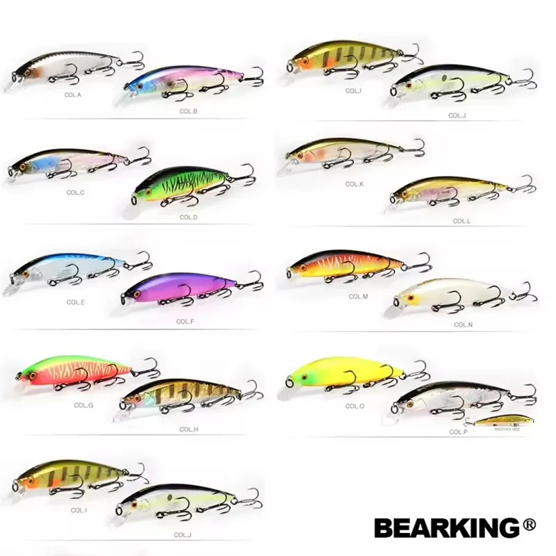 BEARKING 11cm 16g 0.2m-1m SP Minnow Fishing Lure Laser Hard Artificial Bait 3D Eyes Fishing Wobblers Diving Crankbait view 6