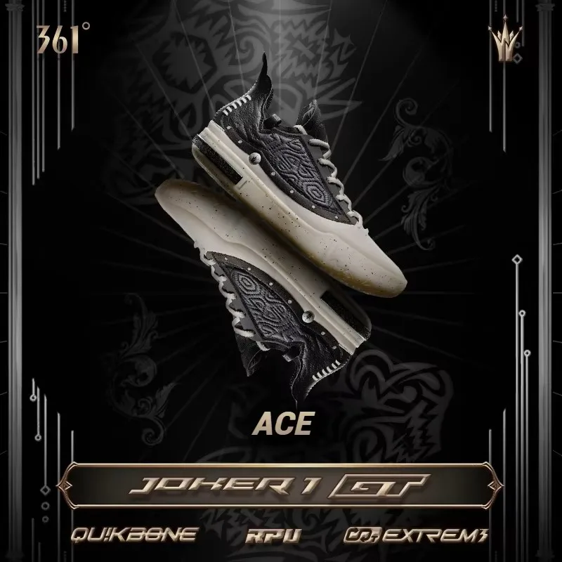 361 Degrees Joker 1 GT Men Basketball Shoes New Breathable Shock-Absorbing Anti-slip Wear-resistant Male Sneakers 672511103