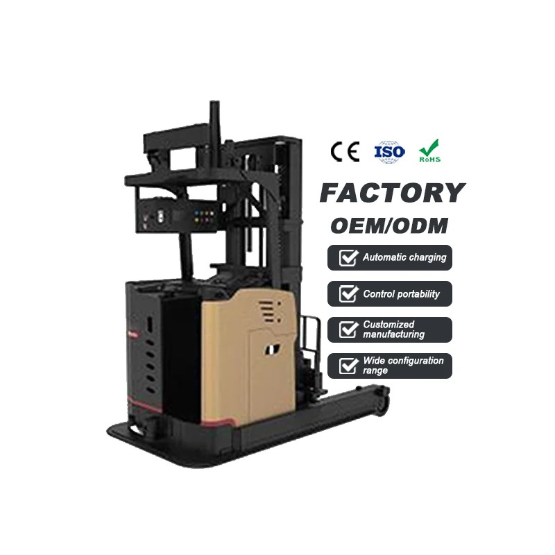 Fabrik 600 kg PayLoad kabelloser mobiler Paletten-AGV-Roboter mit SLAM-QR-Navigation für industrielle, hochautomatische Erkennung