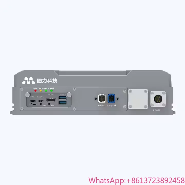 

Multi-Sensor Edge AI Box 20 TOPS/40 TOPS T208P: 5x GbE, 8CH GMSL, RTK, Fakra Antenna, Powered by Jetson Orin Nano