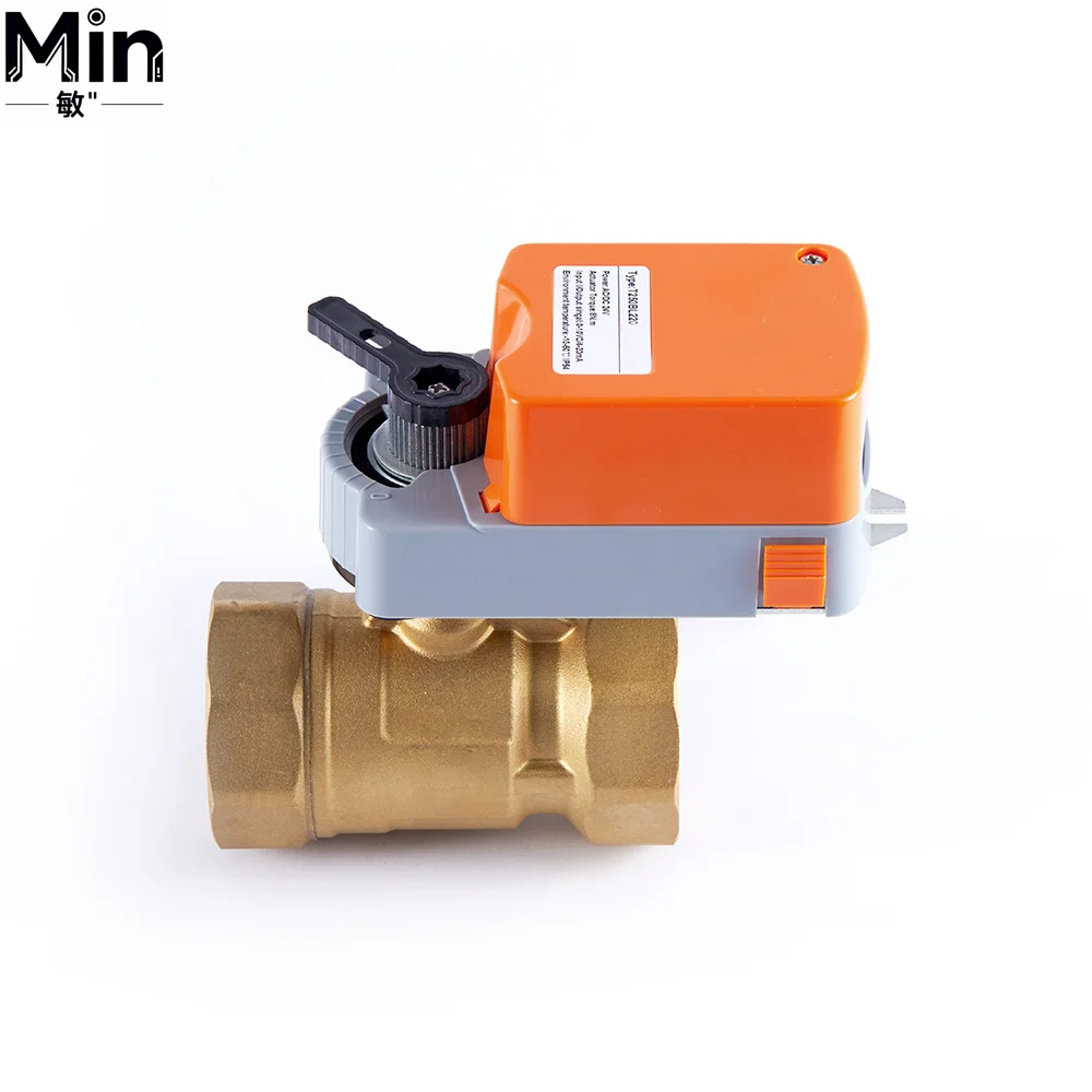 HVAC System Brass Threaded Motorized PICV Control Valves Pressure Independent Balancing Control Valve from China Manufacturer