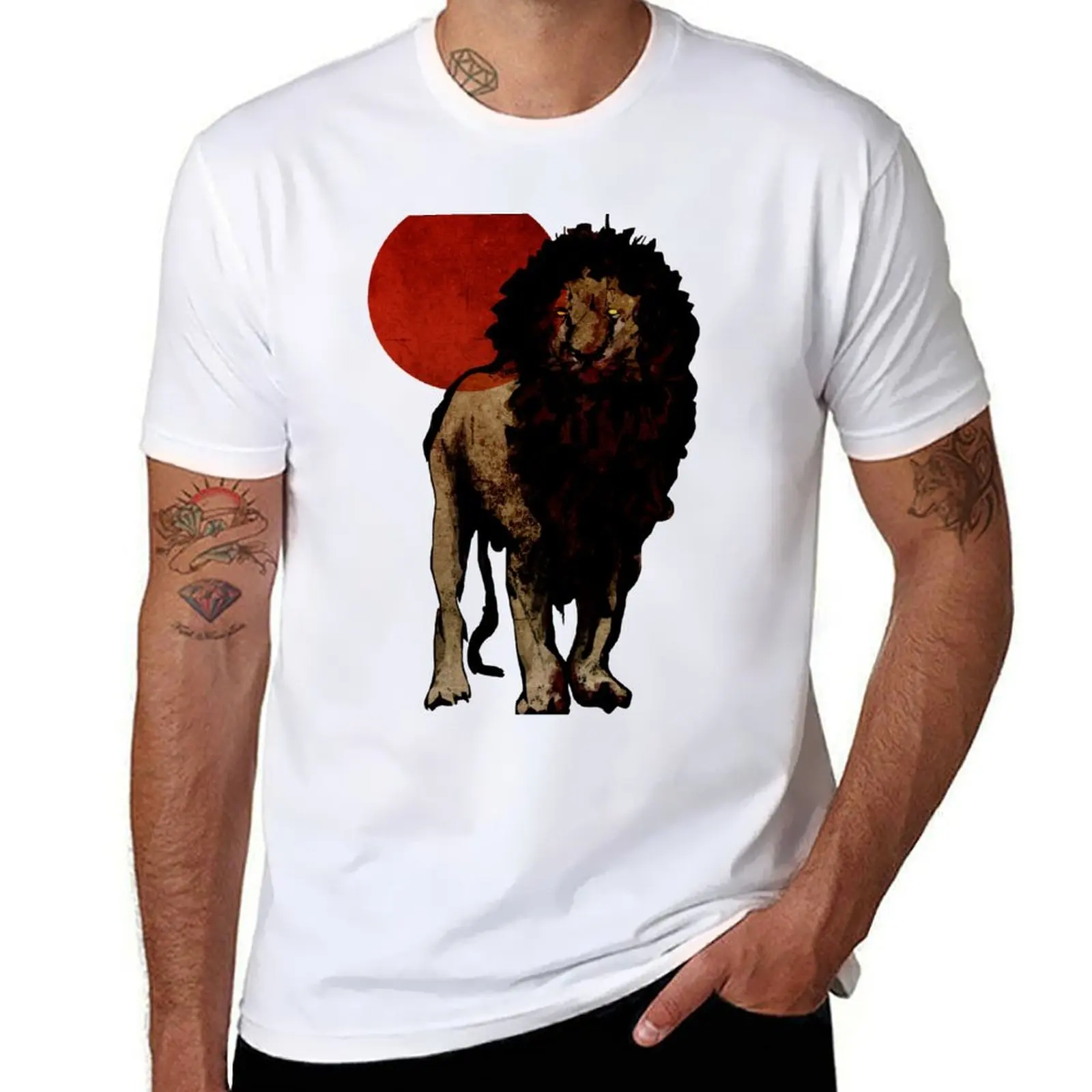 

Blood moon T-Shirt t shirts for man cotton funny t shirts for man slim fit T-Shirt