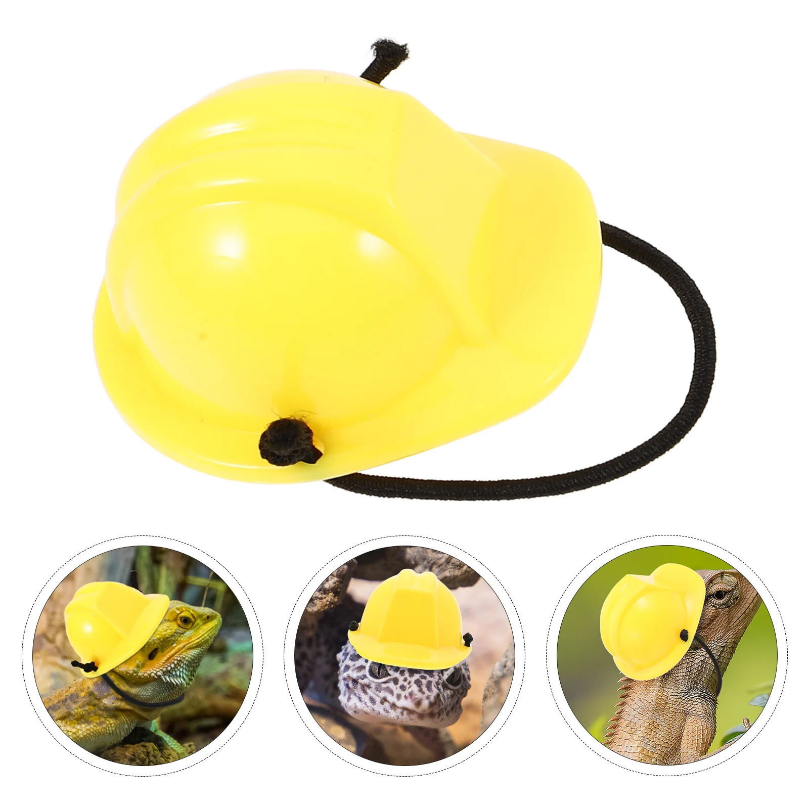 

2Pcs Reptile Mini Hat Stylish Pet Hat Decor Lightweight Exquisite Festival Ornament Crawl Pet Decoration Mini