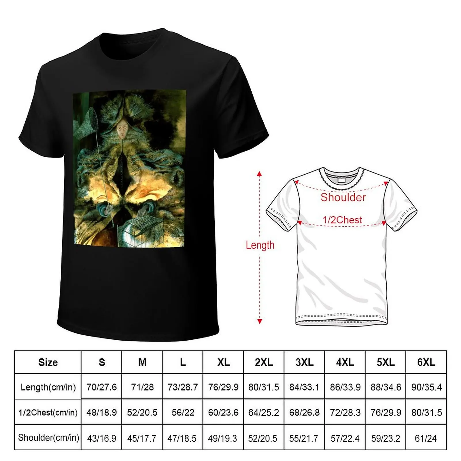 Star Catcher (Star Huntress), by Remedios Varo T-Shirt Work Daily Short Sleeve Top