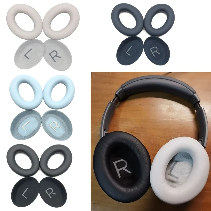 ที่ปิดหูกันหนาวสำหรับชุดหูฟัง QC45 Earpads Ear Pad ฟองน้ำหูฟัง K1KF