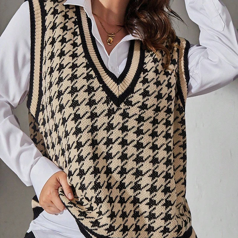 Elegante V-hals gebreide mouwloze korte vest top voor dames zomermode minimalistische stijl kleding