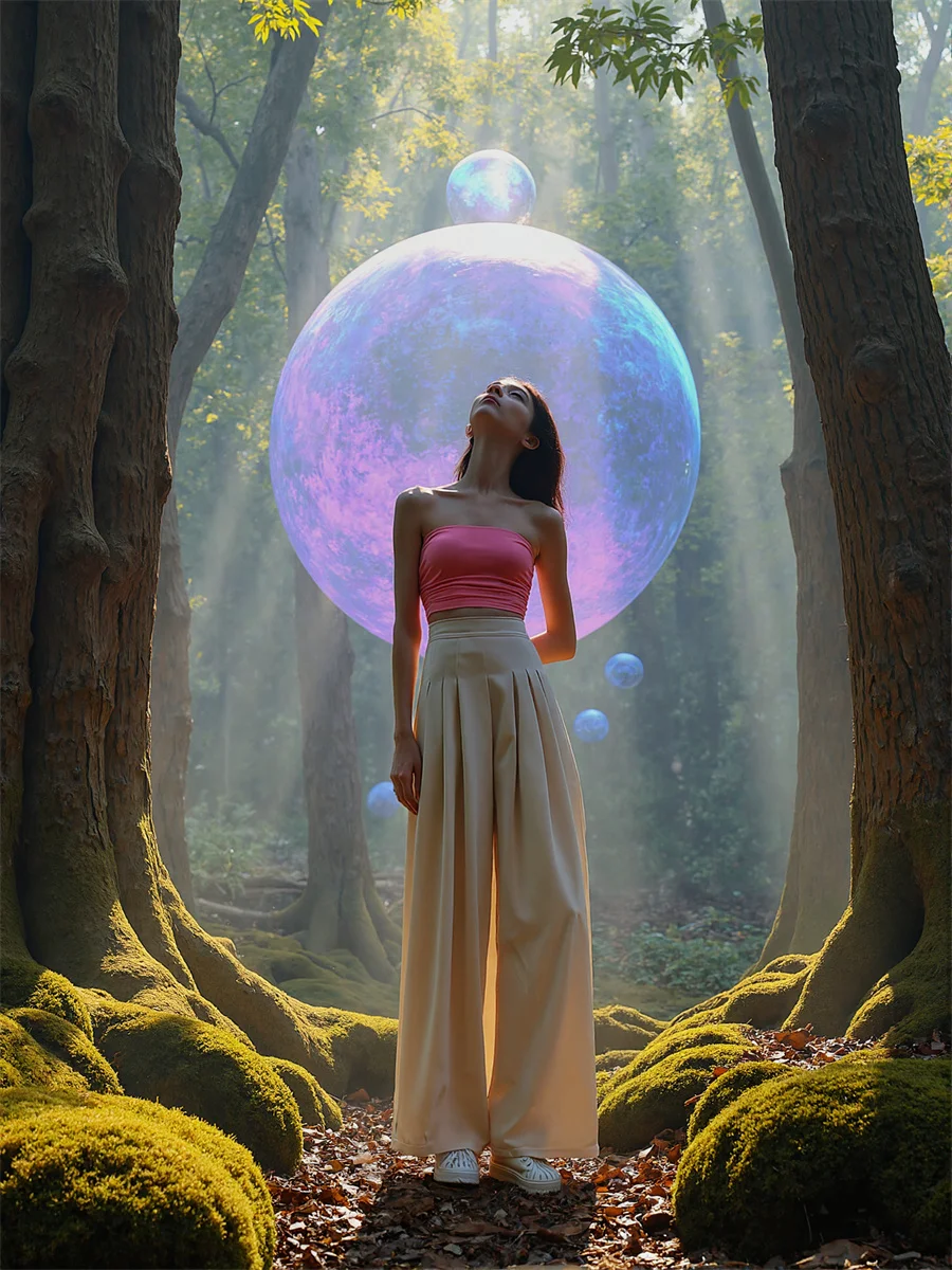 السراويل الكورية نمط أسود Bowknot التفاصيل المرأة المؤنث لطيف الموضة العصرية عالية الخصر مستقيم الساق أنيقة شيك مكتب سيدة العمل #1