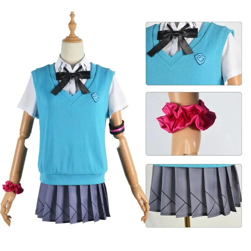 dd12ミク衣装vocaloid-16周年記念コスプレガールスクールjk制服セットアニメエキスポハロウィンコスチューム用wo