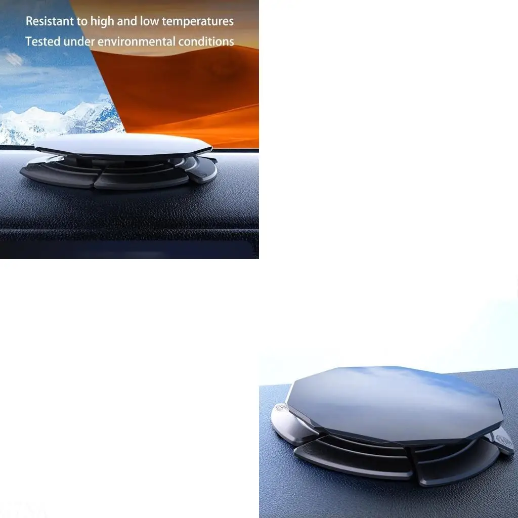 

G7NA Curved Dashboard Mounting Disc Set of 2 Enhanced Adhesive Phone Holder Base Suitable for Stable Car Mount Compatibility