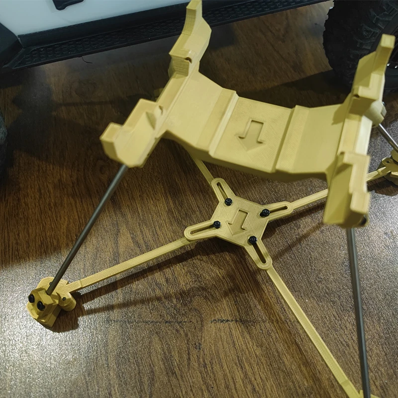 NEW JK07 MK07 Accessories Parking Bracket Support Rod Base Protective Tire 1/7 1/8 1/10 RC Climbing Car Display Stand Mood Parts