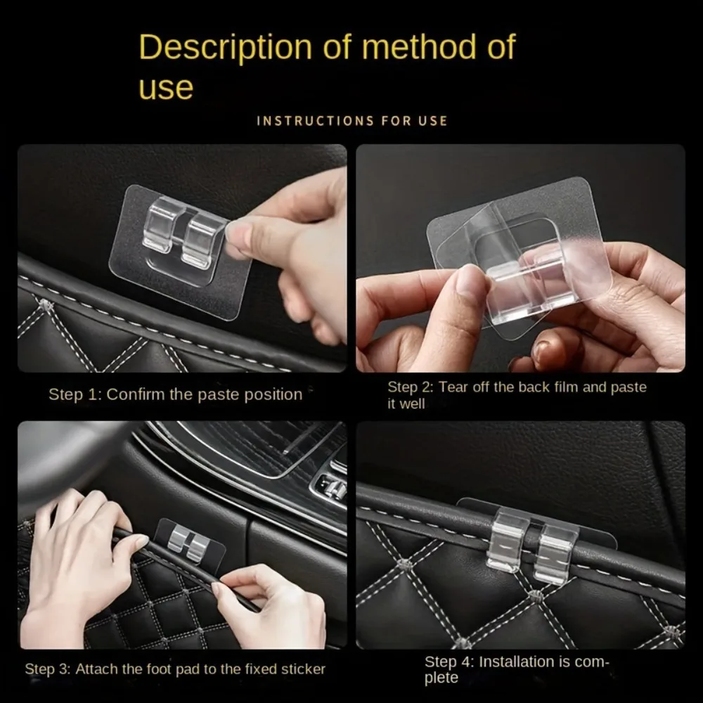 25/50 قطعة من مشابك الإضاءة الخارجية. بدون حفر، شديد التحمل، مقاوم للماء والأشعة فوق البنفسجية لديكور المهرجانات. #3