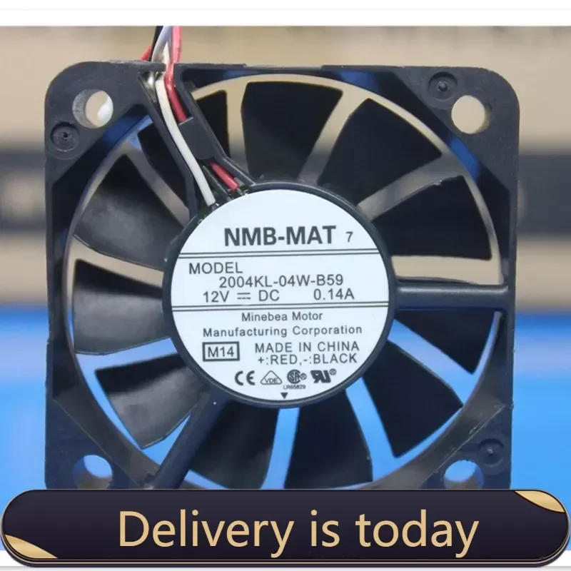 New NMB-MAT 2004KL-04W-B59 Two Ball bearing  DC 12V 0.14A 5010 50MM 50*50*10MM Cooling Fan Server fan 3D Printer Cooling Fan