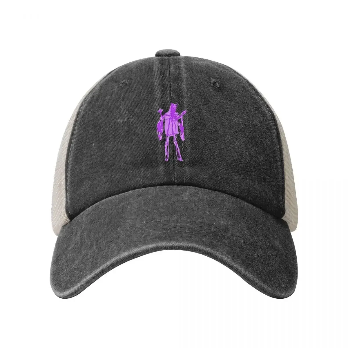 Purple destroyer robot Baseball Cap fishing hat Icon New In Hat Male Women's