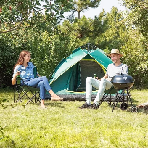 Imagen 2 del producto Clavijas de acero galvanizado para tienda de campaña, accesorios duraderos de Punta puntiaguda plateada, anclaje de hoja de tierra para acampada, 50 piezas