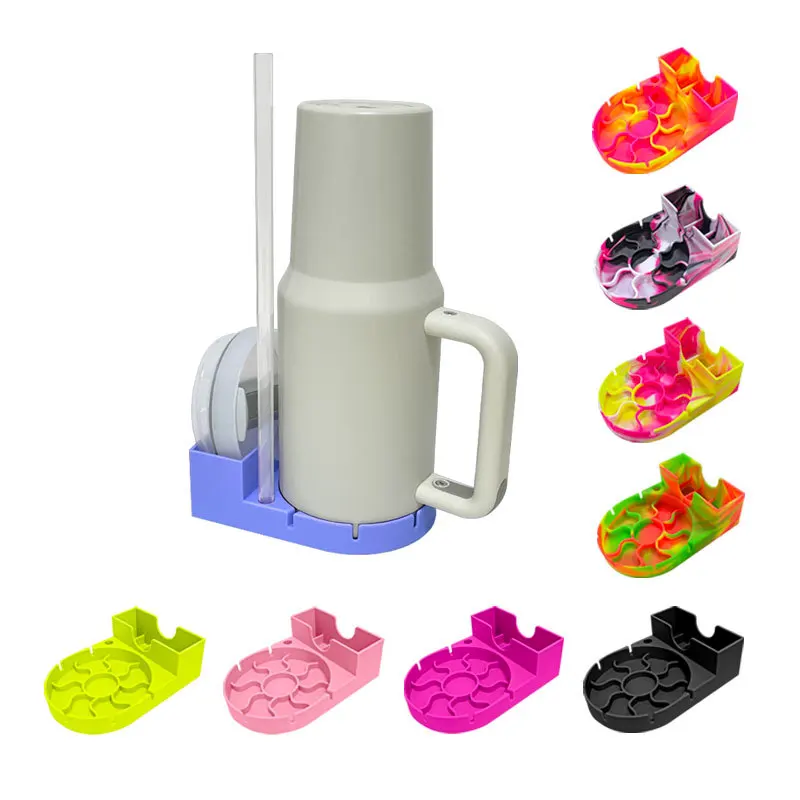 Drying Rack for Tumbler Silicone Dryer Rack for Bottle Accessories Countertop Bottle Holder Compact  for Food strainer Sieve