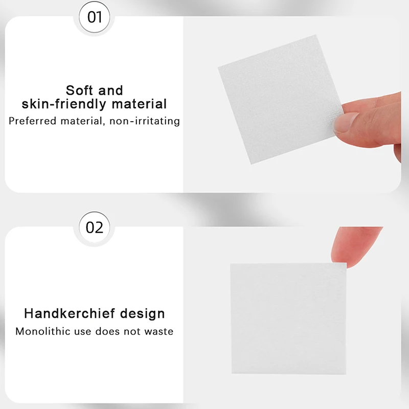 ジェルネイルポリッシュリムーバー,マニキュアクリーナー,糸くずの出ない紙パッド