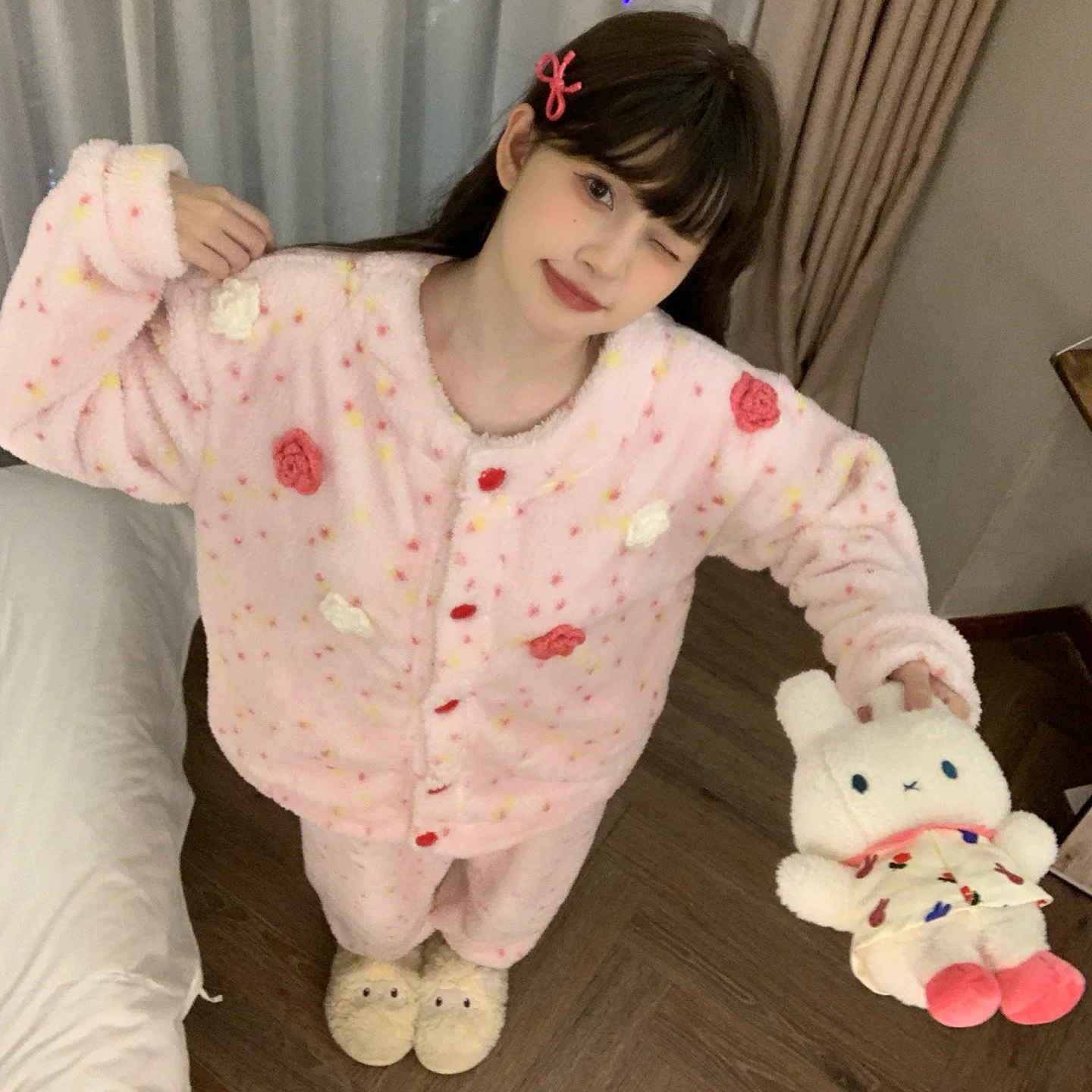 

Комплекты пижам больших размеров для женщин: бамбуковые, с коротким рукавом, летние, дышащие, влагоотводящие, быстросохнущие, весенние, жаккардовые